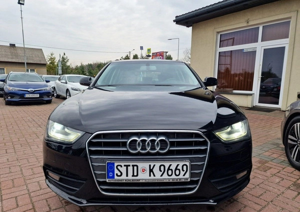 Audi A4 cena 46900 przebieg: 206000, rok produkcji 2013 z Pobiedziska małe 596